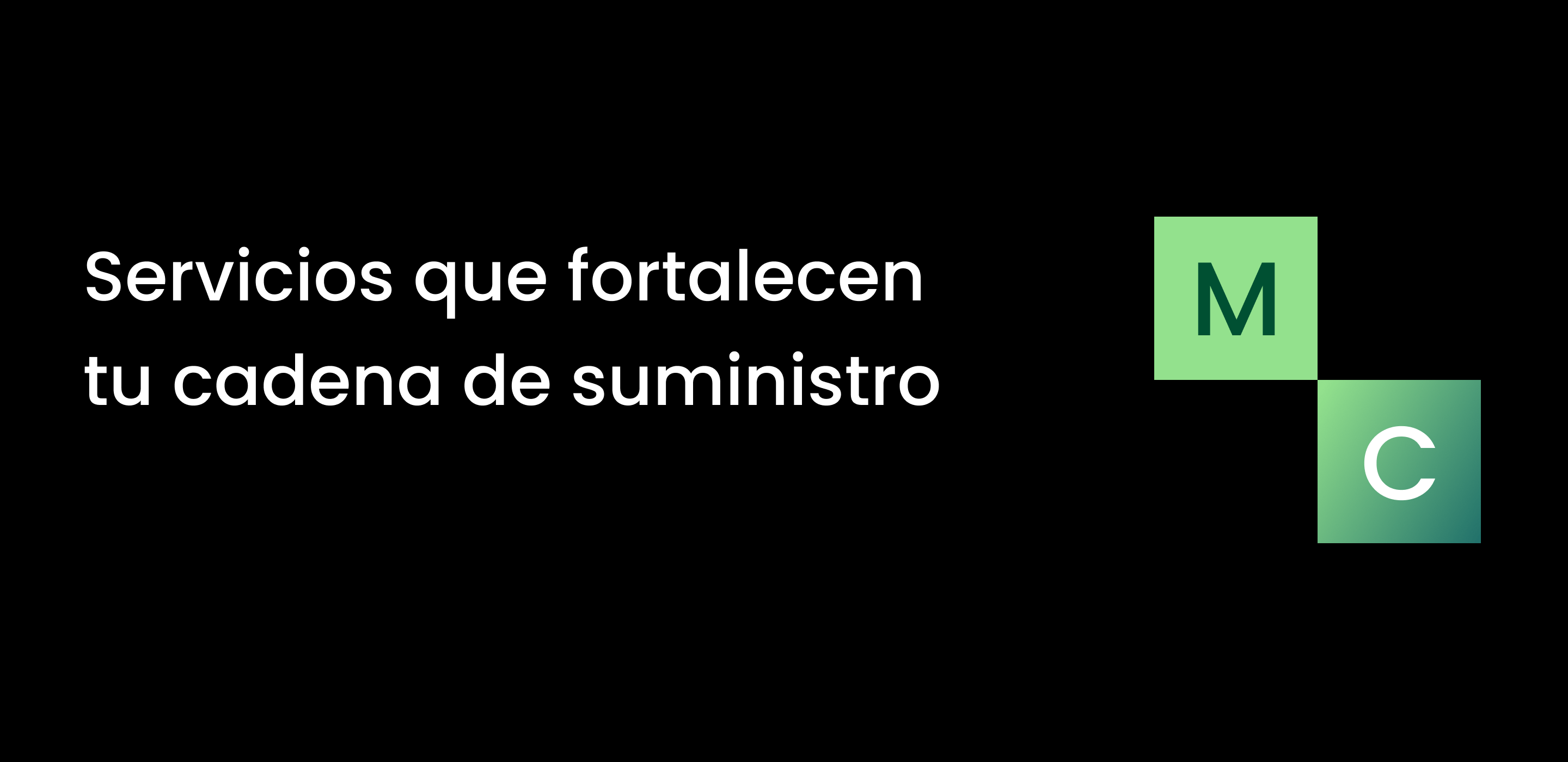 Servicios que fortalecen tu cadena de suministro - Transporte marítimo, aéreo y terrestre